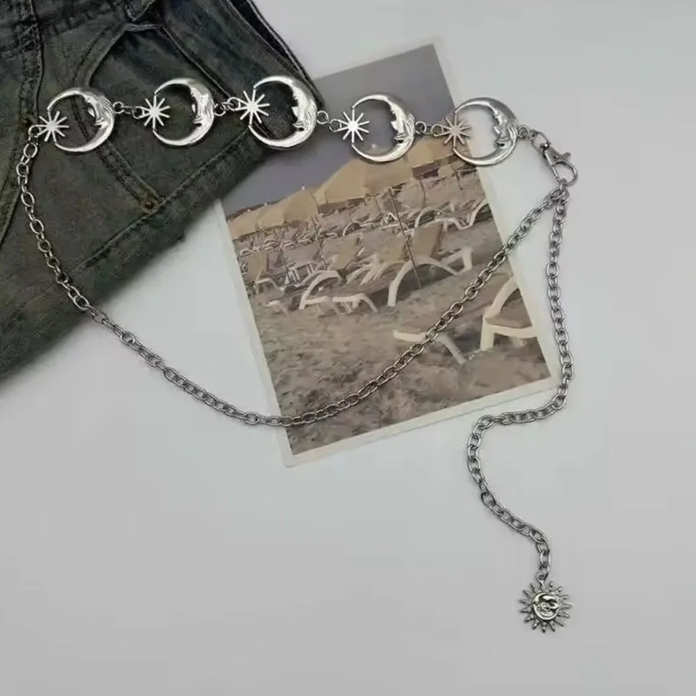 Celestial Moon Silver Belt